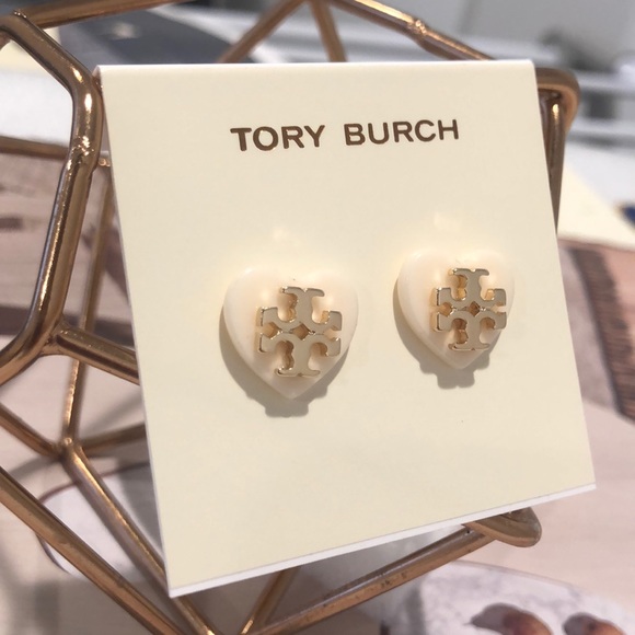 🎀SALE🎀 NEW Tory Burch Heart Tilsim Earring - Picture 4 of 12